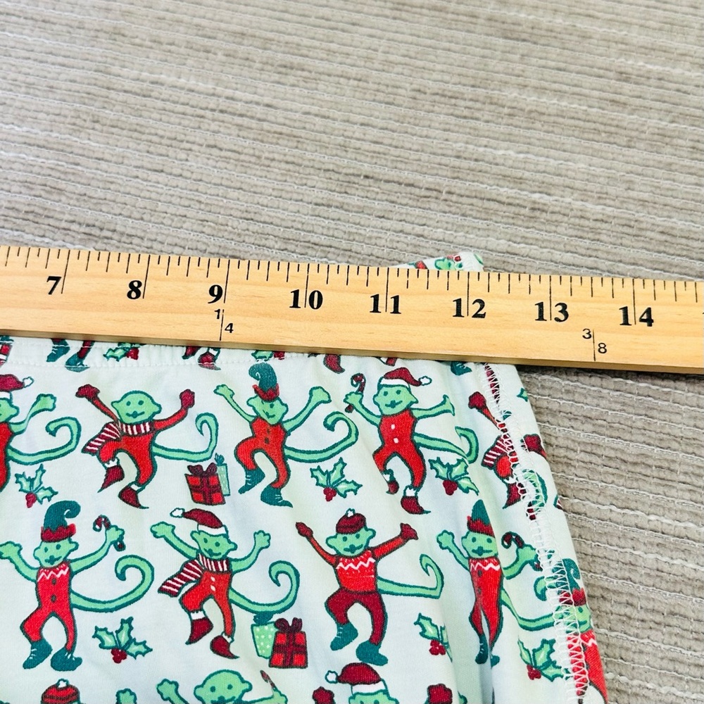 Roller Rabbit Women's Elephant Holiday Christmas Pajama Set Top Pants Size XS - Picture 7 of 9